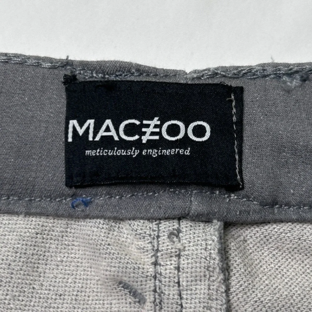 Maceoo Mens Jeans Leader Grey Slim Straight 5-Pocket Pants Size 31x30 Casual
